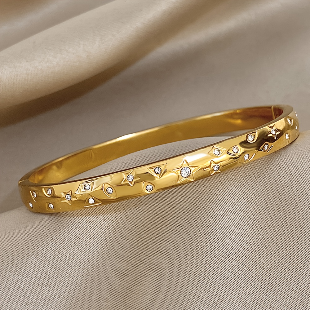 Fashion Stainless Steel Slim Bangle Bracelet